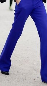 Blue, straight, beautiful classic pants. New.